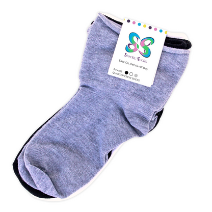 3-Pack Crew Socks: Neutrals